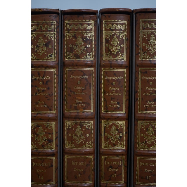 Diderot & D’ALEMBERT Set of Italian Leather Bound Encyclopedia For Sale - Image 13 of 18