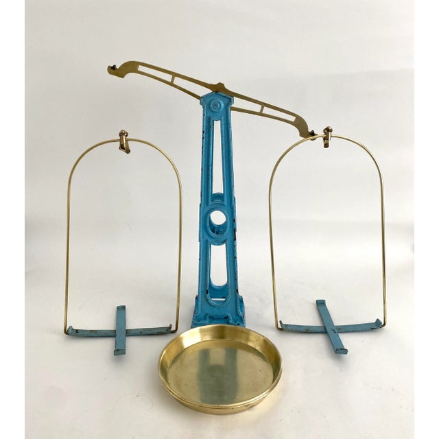 Vintage French Eiffel Tower Balance Scale For Sale - Image 10 of 11