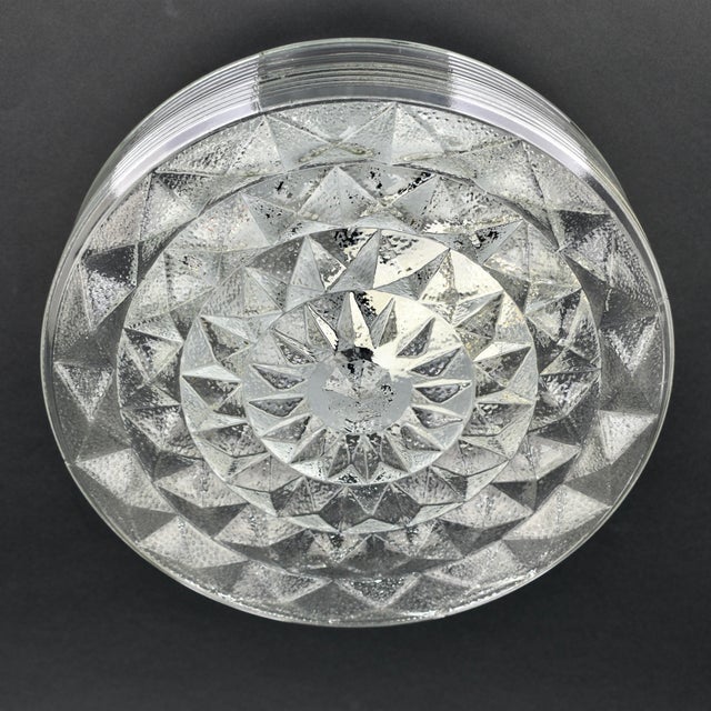 Prisma Italian Modernist Flush Mount, 1970s For Sale - Image 4 of 9
