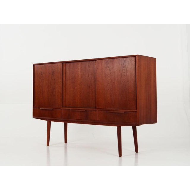 Danish Teak Highboard by E.W. Bach, 1960s For Sale - Image 6 of 18
