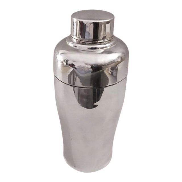 1960s Alfra Cocktail Shaker by Carlo Alessi in Stainless Steel. Made in