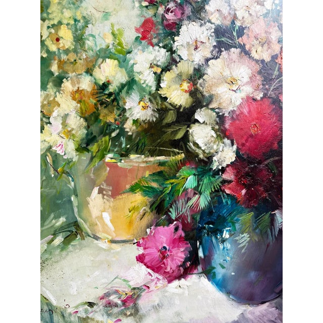 1970s Ingfried Paul Henze Morró, Large Still Life Painting, Oil on Canvas, Framed For Sale - Image 5 of 7