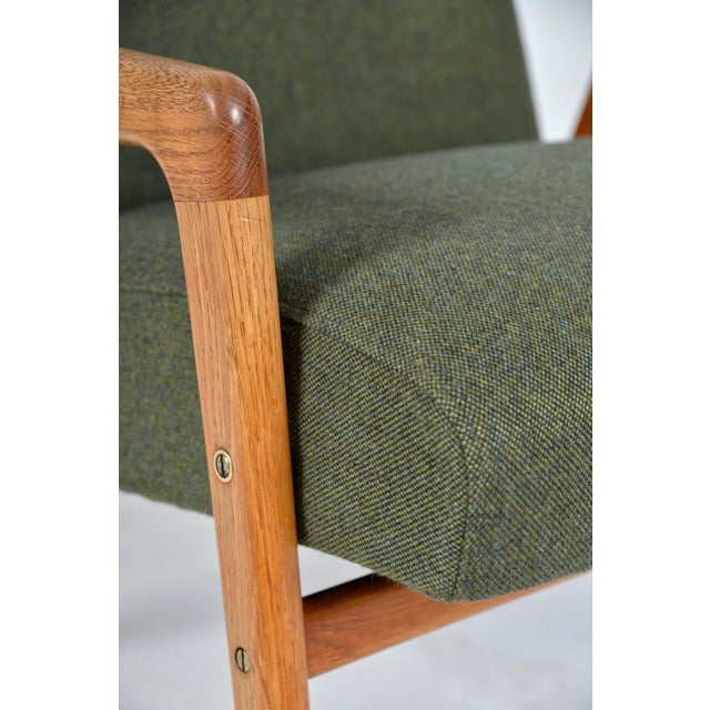 Vintage Ruster Oak Lounge Chair by Yngve Ekström for Swedese, 1960s For Sale - Image 13 of 18