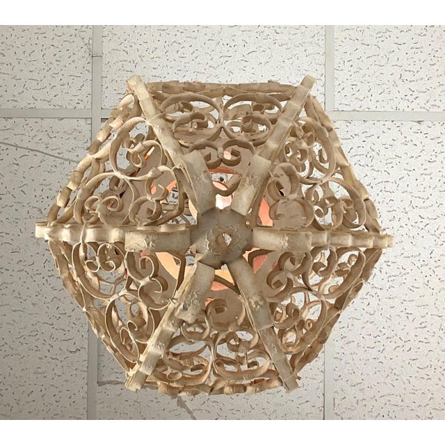 Metal 1930s Italiam Filagree Lantern For Sale - Image 7 of 8