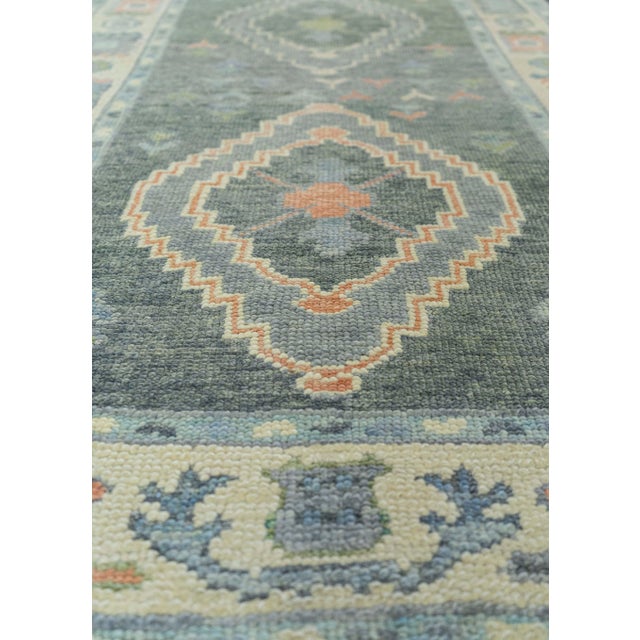 Turkish Oushak Rug 2'11"x 8' #19146 For Sale - Image 4 of 8
