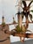 Vintage Italy Tole Tiki Chinoiserie Bamboo Chandelier 6 Arm For Sale - Image 4 of 8