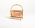 Bamboo and Rattan Magazine Rack, Scandinavia, 1960s For Sale - Image 10 of 10