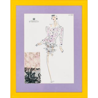 "Givenchy Glam" Fashion Plate For Sale