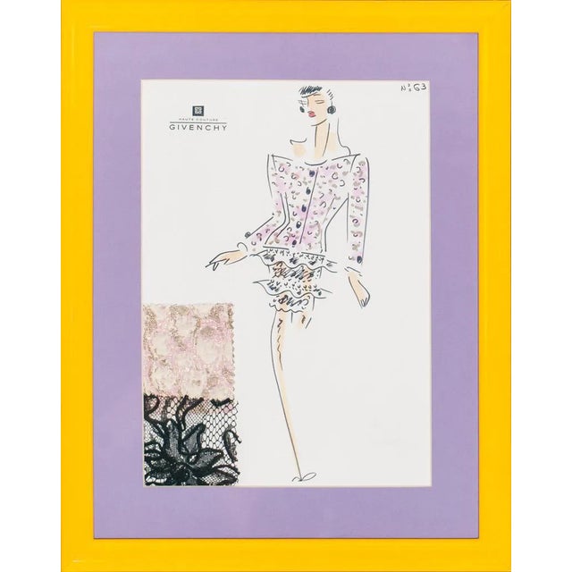 "Givenchy Glam" Fashion Plate For Sale