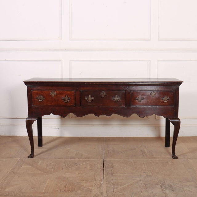 English Oak Dresser Base For Sale - Image 12 of 12
