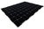 Contemporary Graphic Basketweave Black and Cream Wool Rug Modernist Grid 8x10 For Sale - Image 12 of 12