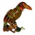 2006 Fitz and Floyd Guild Collection Jeweled Orange Beak Bird Figurine With Box For Sale