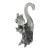 Vintage Murano Glass Cat Figurine For Sale