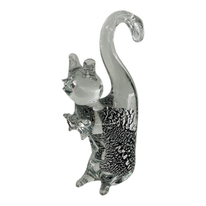 Vintage Murano Glass Cat Figurine