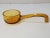 Amber Mid Century Tiffin Gold Edge Amber Glass Condiment Spoon For Sale - Image 8 of 8