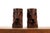 Postmodern Vintage Italian Leather Bookends For Sale - Image 3 of 5