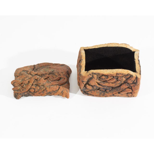 Signed Studio Pottery Box by Dennis Kirchmann For Sale - Image 4 of 6