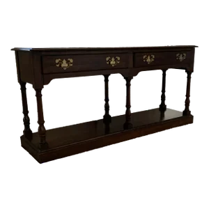 Vintage Pennsylvania House Chippendale Style Sofa/Console Table