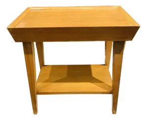 Mid Century Modern Side Table Two Tier
