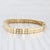 2ctw Diamond Tennis Omega Chain Bracelet 18k Yellow Gold 6.5" 5mm For Sale - Image 4 of 8