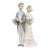 Vintage Spanish Porcelain Bride & Groom Figurine For Sale