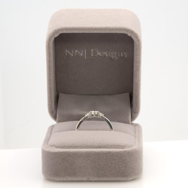 Earth Mined Diamond Ring With Diamond Accents: Solid 14k Gold – Round, 4mm, Size 6.75 For Sale - Image 4 of 9