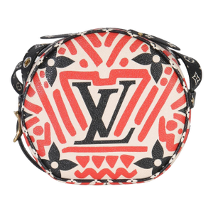 Cream Red Giant LV Crafty Boite Chapeau Souple Bag PM