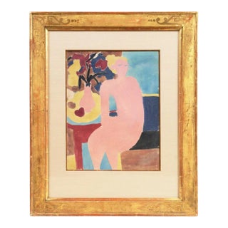 'Seated Nude' by Victor Di Gesu, Paris, Louvre, Salon D'Automne, Académie Chaumière, San Francisco Art Association, Los Angeles County Museum of Art For Sale