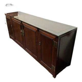Mid-Century Chinoiserie Oreiental Sideboard For Sale
