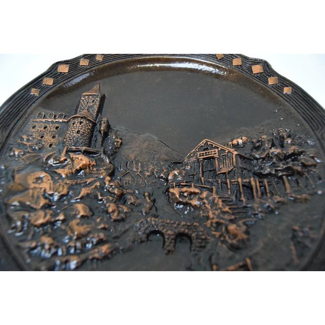 Mid-Century Wall Artistic Resin Sculpture, 1950s For Sale - Image 3 of 11