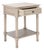 Tate 1 Drawer Accent Table in Greige For Sale - Image 9 of 11