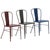 Bistro Garden Chairs in Colors Wrought Iron with Wood Seat For Sale - Image 9 of 18