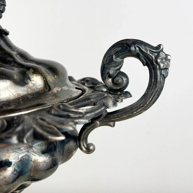 Antique Footed Serving Dish with Lid and Handles, 1890s For Sale - Image 6 of 11