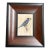 Contemporary Original Stephen Heigh Drawing/Painting “Blue Jay” Framed For Sale