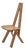 Model S45 Chlacc Wood Chair by Pierre Chapo, 1979 For Sale