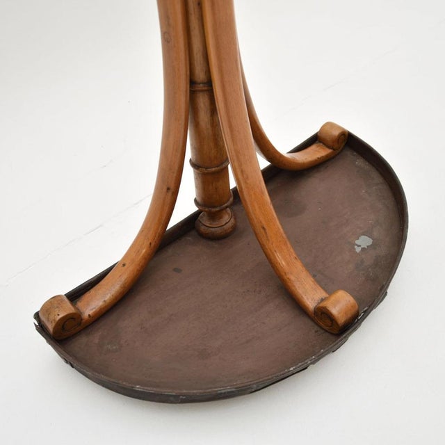Brown Bentwood Umbrella Stand from Thonet, 1890s For Sale - Image 8 of 11