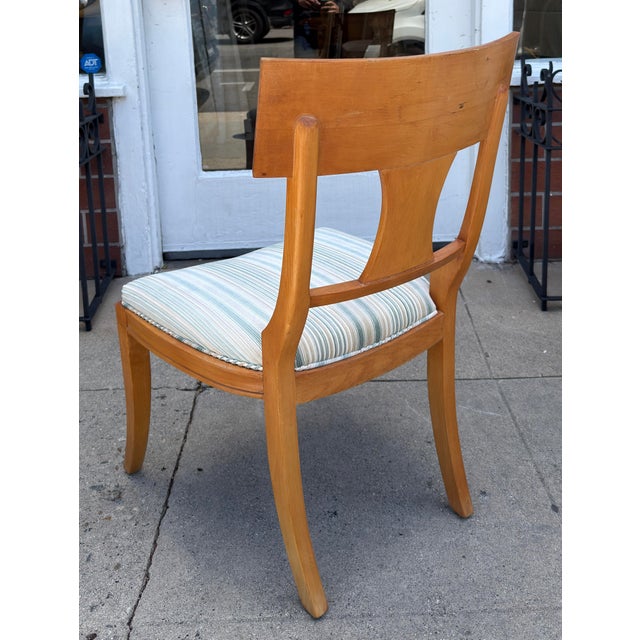 Antique Swedish Regency Klismos Side Chair - 1 of 3 For Sale - Image 4 of 6