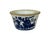 Vintage Set of 6 Small Blue White Figural Graphic Porcelain Bowls For Sale - Image 4 of 7