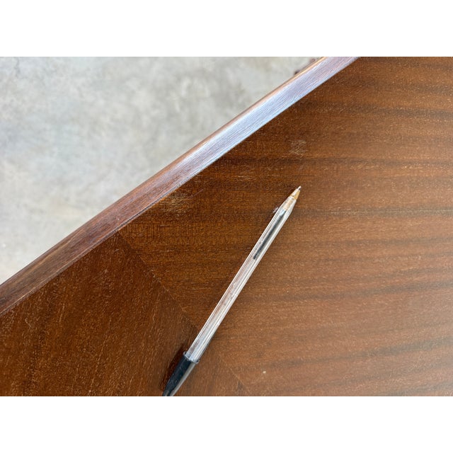 Vintage Georgian Style Carved Mahogany Wood Coffee Table With Claw Feet For Sale - Image 15 of 18