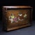 Traditional Wooden Tea Tray With Mother-of-Pearl Floral and Bird Inlay For Sale - Image 3 of 10