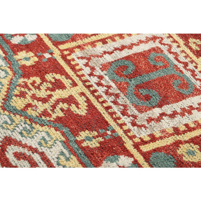 Hand-knotted in wool, this 2x3 classic oriental rug from Rug & Kilim showcases a vivid composition of geometric and tribal...
