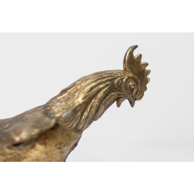 Rooster Ashtray in Spelter by FC, 1960 For Sale - Image 16 of 18