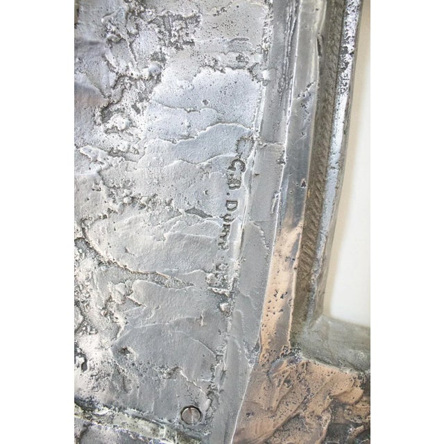 1950s Cast Metal Wall Sculpture, 1950s For Sale - Image 5 of 7