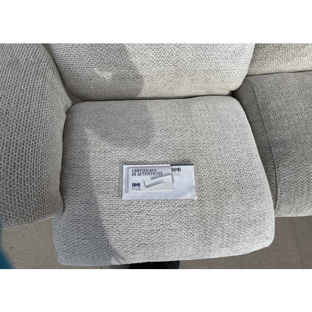 1990s 1990s B&b Italia "Harry" Three-Seat Sofa by Antonio Citterio — Certified Authentic For Sale - Image 5 of 9