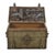 Iron "corsair" or "Nüremberg" chest Germany 17th/18th century Large iron chest with riveted protection bars and side pull...