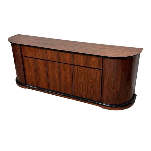 Contemporary Pietro Constantini Late 20th Century Lacquered Wood Credenza for Ello For Sale - Image 3 of 12