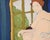 Bay Area figurative painting of a nude woman looking over her shoulder by Thomas L. Tribby (American, b. 1944). Signed and...