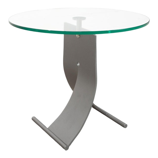 Glass 5170 Coffee Table in Silver from Rolf Benz For Sale