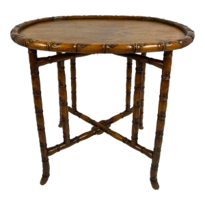 19th Century Chinese Tea Table or Antique Folding Side Table