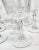 Transparent Fluted French Water Goblets- Set of Eight For Sale - Image 8 of 12